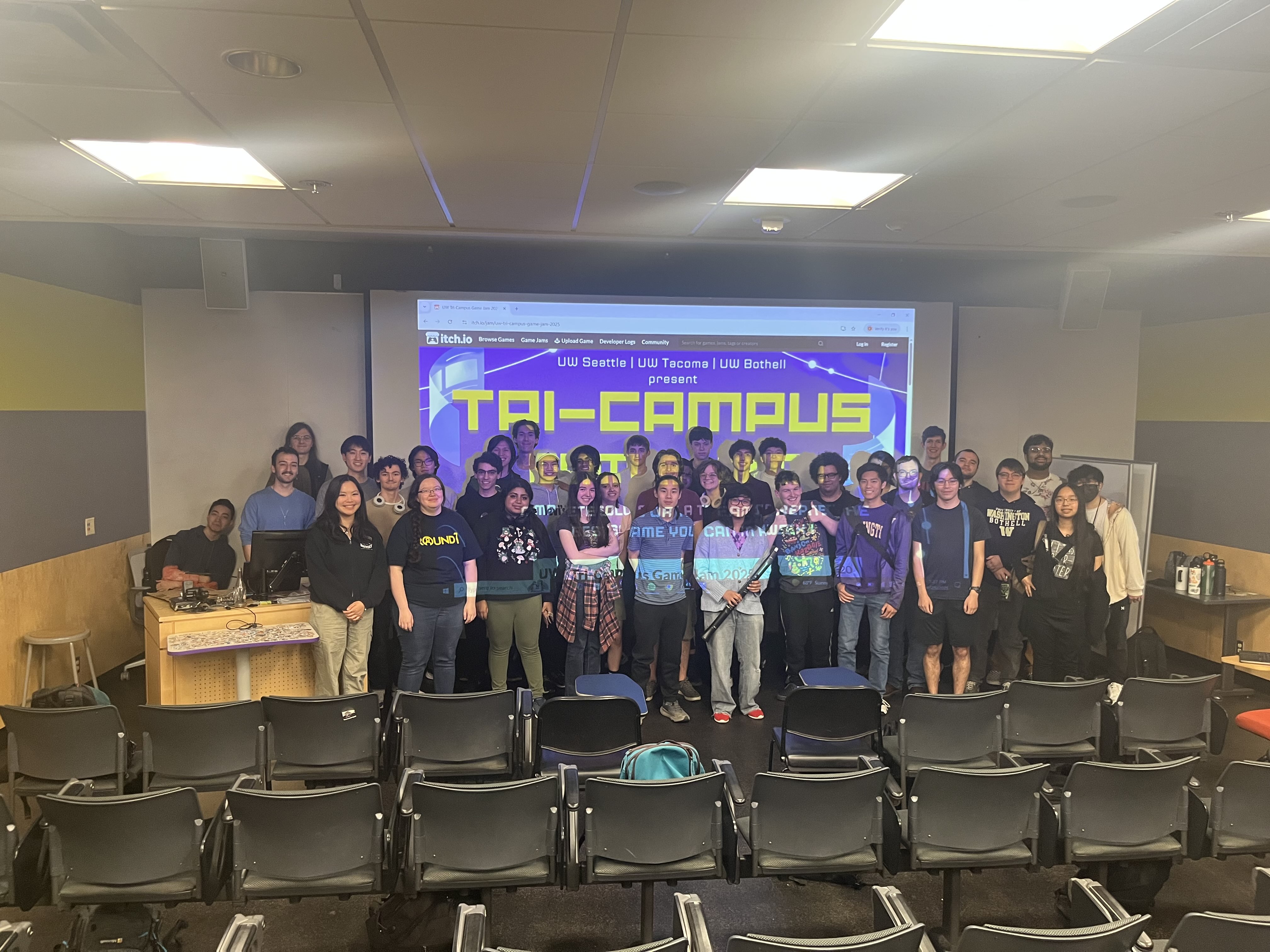 UW Tri-Campus Game Jam 2025 Group Photo